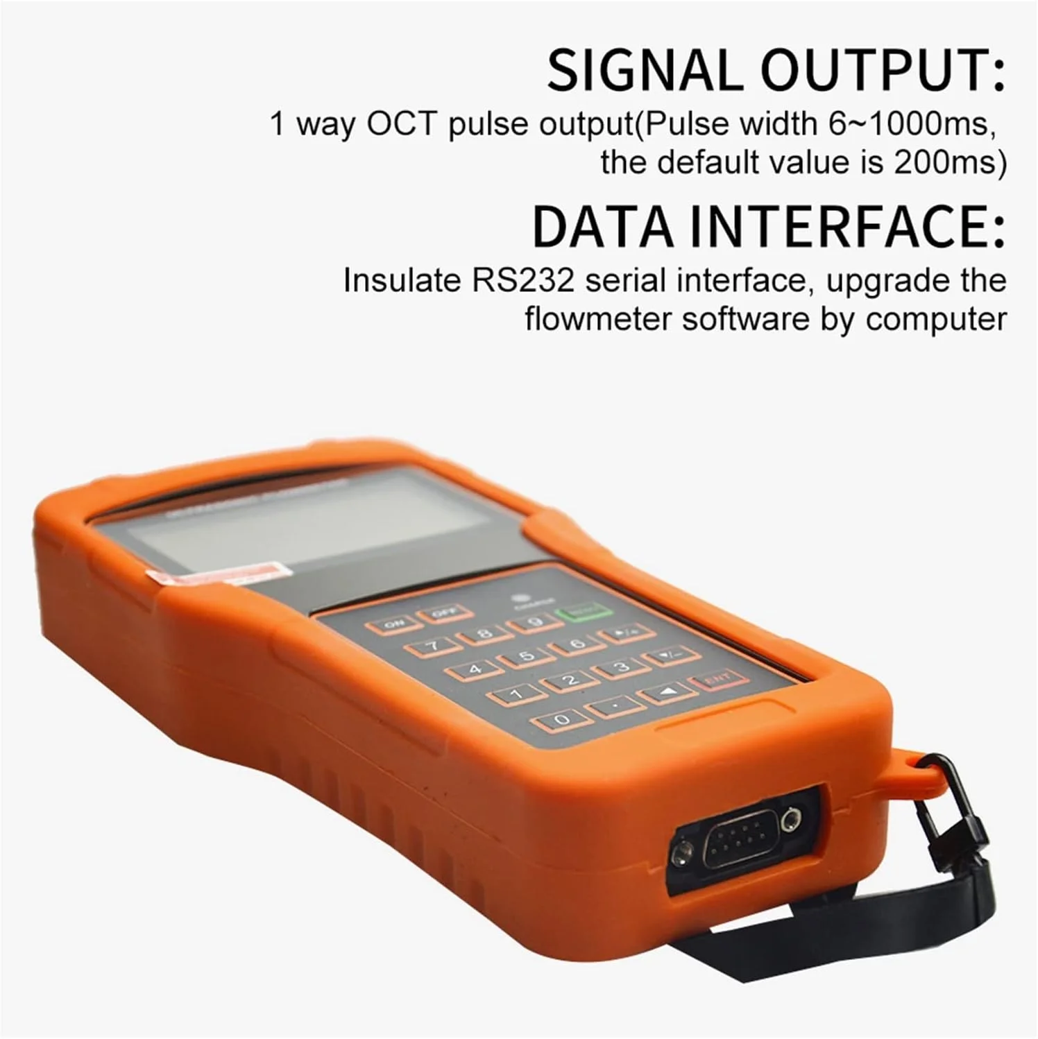 فلومتر التراسونیک JAHLGT مدل UltrasoFlowmeter TUF-2000H، فلومتر آب TS-2 DN15~DN100mm TM-1 DN50~DN700mm TL-1 DN300~DN6000mm دیجیتال دستی (هاست به همراه TL-1)