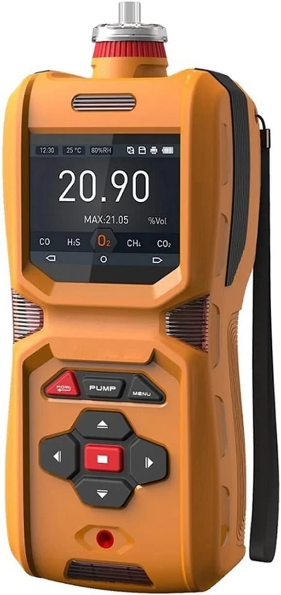 دستگاه تشخیص نشت گاز و سنجش کیفیت هوا JAHLGT، تستر گاز کلر CL2، با آلارم، زرد (0-10ppm)