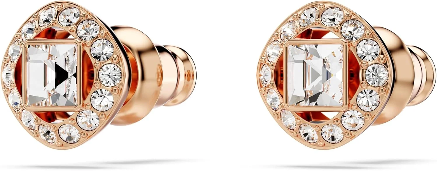 گوشواره های میخی مربعی سواروسکی Angelic - سفید - روکش طلای رزگلد، 5646716 گوشواره های میخی مربعی سواروسکی Angelic - سفید - روکش طلای رزگلد، 5646716