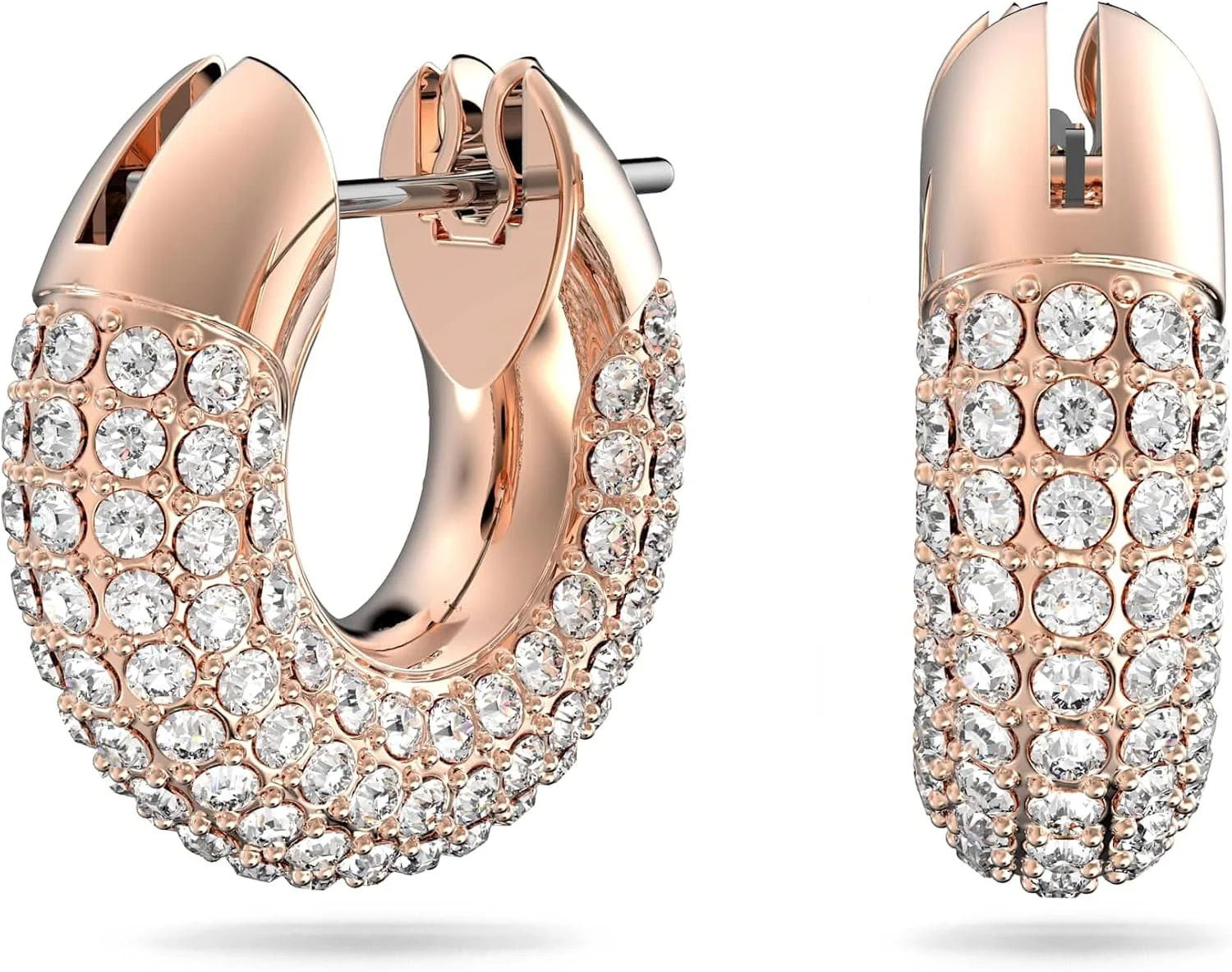 گوشواره های حلقه ای نگین دار سواروسکی Dextera، مجموعه جواهرات