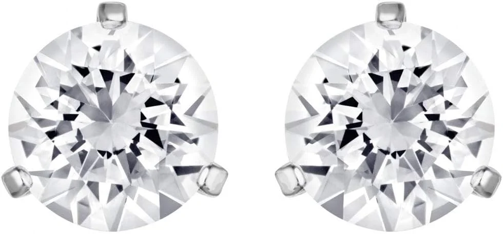 مجموعه جواهرات زنانه تک نگین سواروسکی، کریستال های شفاف