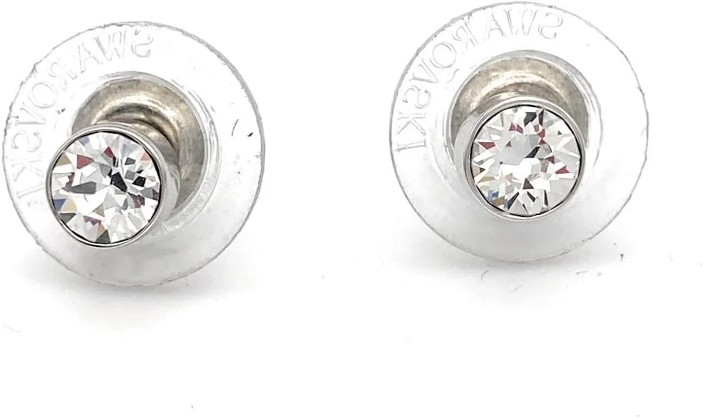 گوشواره های میخی سواروسکی هارلی، برش گرد، سفید، روکش رودیوم، ست 2 عددی، تک سایز، فلز روکش رودیوم، کریستال گوشواره های میخی سواروسکی هارلی، برش گرد، سفید، روکش رودیوم، ست 2 عددی، تک سایز، فلز روکش رودیوم، کریستال