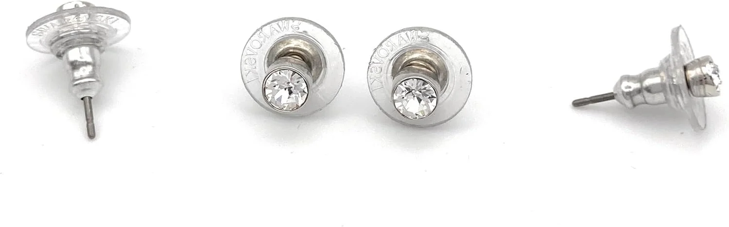 گوشواره های میخی سواروسکی هارلی، برش گرد، سفید، روکش رودیوم، ست 2 عددی، تک سایز، فلز روکش رودیوم، کریستال گوشواره های میخی سواروسکی هارلی، برش گرد، سفید، روکش رودیوم، ست 2 عددی، تک سایز، فلز روکش رودیوم، کریستال