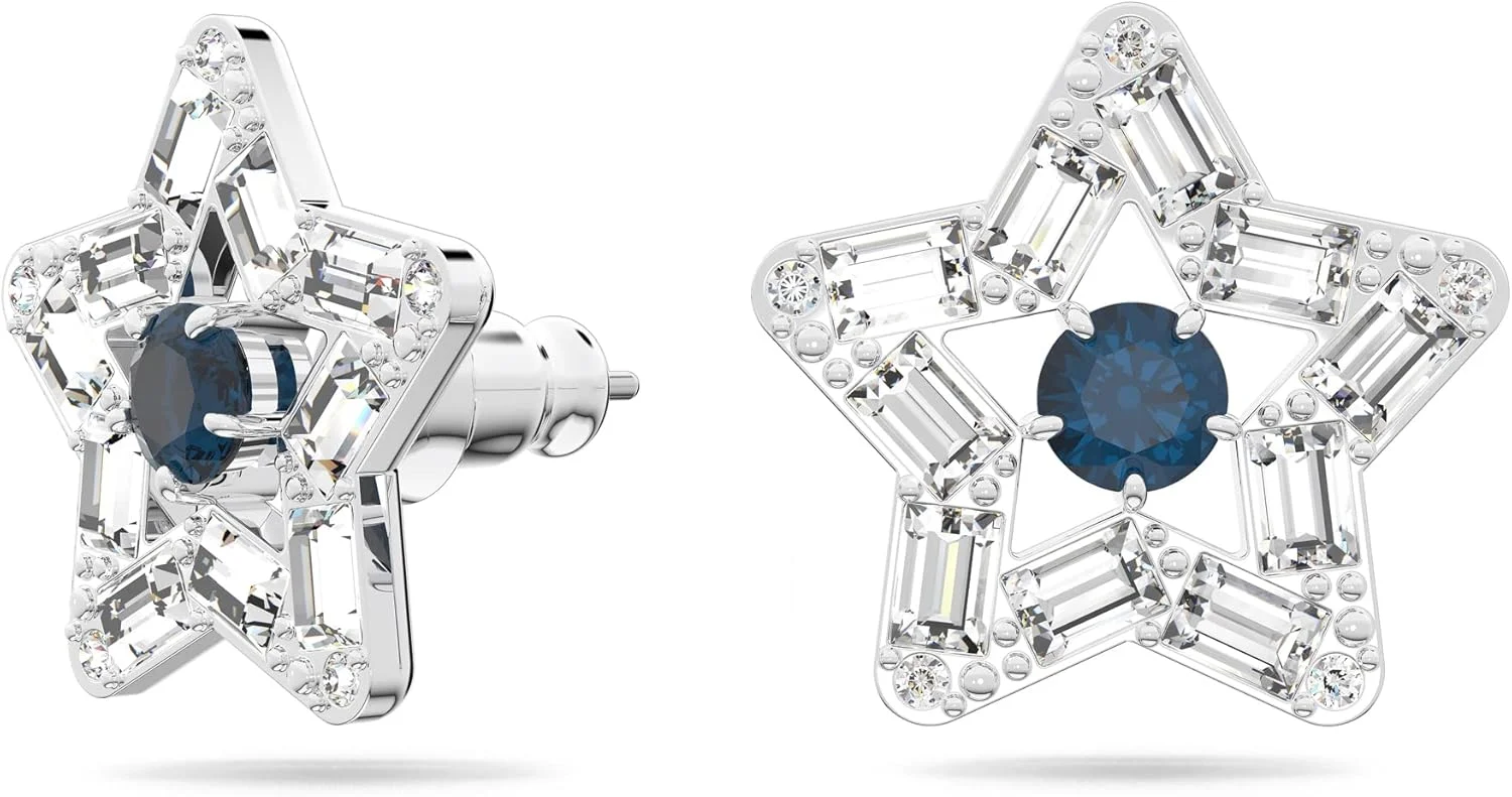 ست گردنبند، گوشواره و دستبند کریستال استلا سواروسکی، روکش رودیوم ست گردنبند، گوشواره و دستبند کریستال استلا سواروسکی، روکش رودیوم