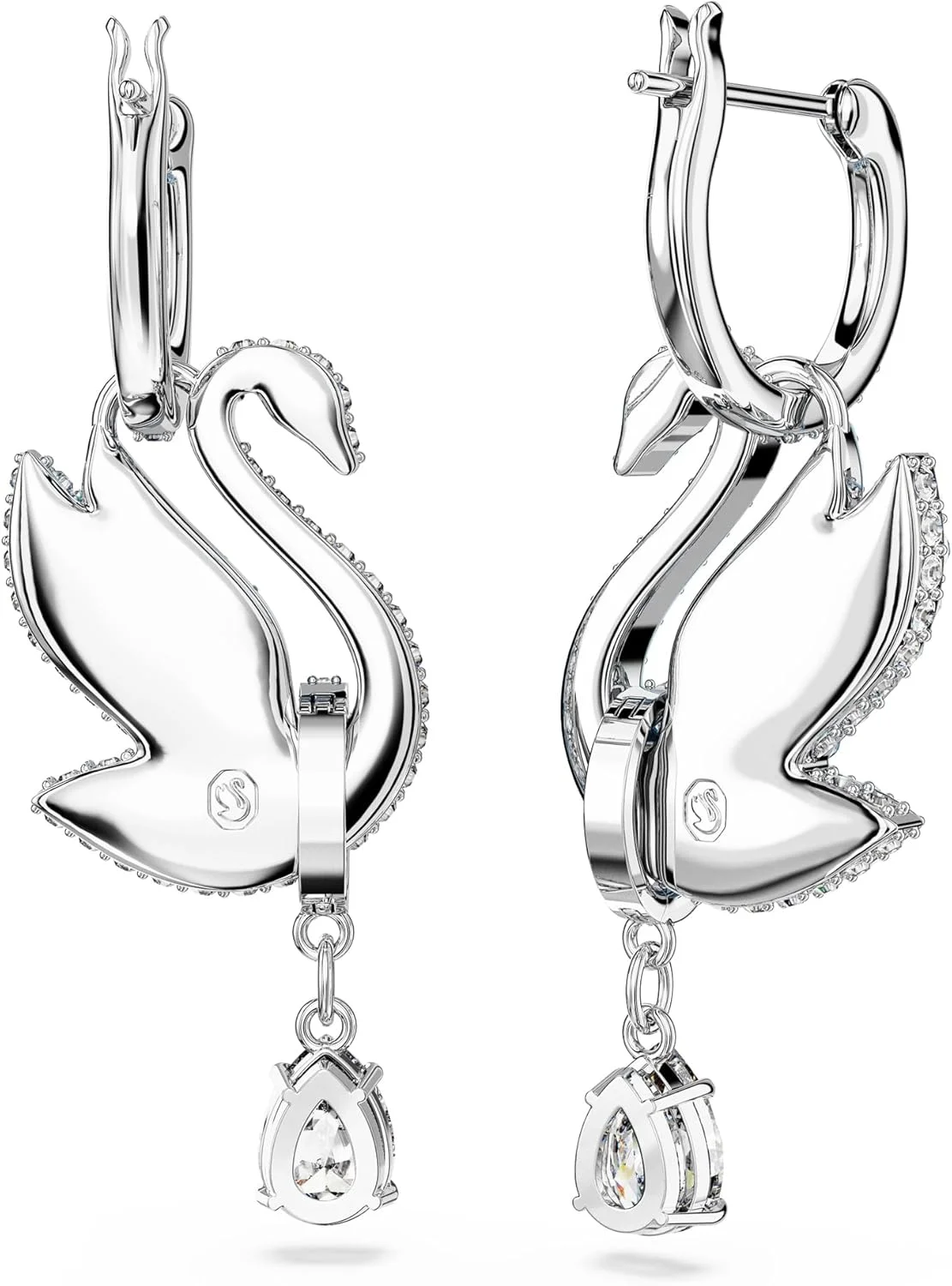 آویز گردنبند قو ایکونیک سواروفسکی، قو، آبی، روکش رودیوم آویز گردنبند قو ایکونیک سواروفسکی، قو، آبی، روکش رودیوم