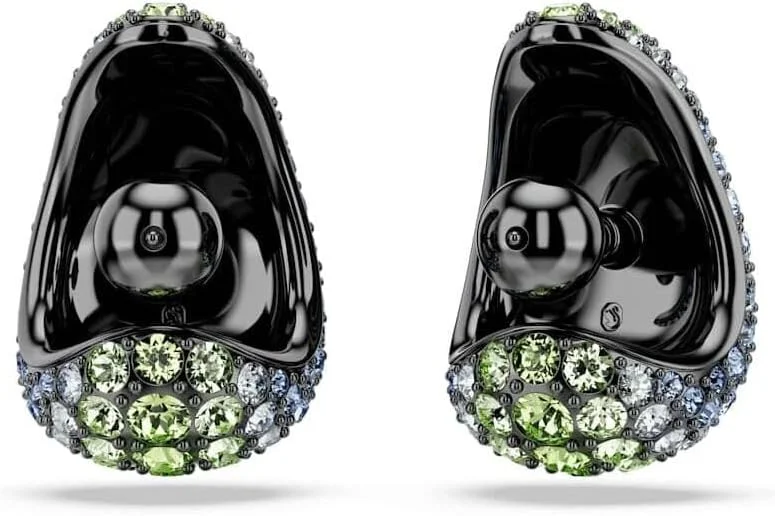 گوشواره آویز نگیندار سواروسکی مدل Sublima با روکش روتنیوم و برش گرد، چند رنگ گوشواره آویز نگیندار سواروسکی مدل Sublima با روکش روتنیوم و برش گرد، چند رنگ