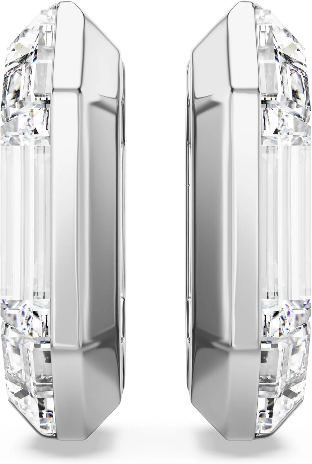 گوشواره حلقه ای لوسنت سواروسکی، شکل هشت ضلعی، کوچک، شفاف گوشواره حلقه ای لوسنت سواروسکی، شکل هشت ضلعی، کوچک، شفاف