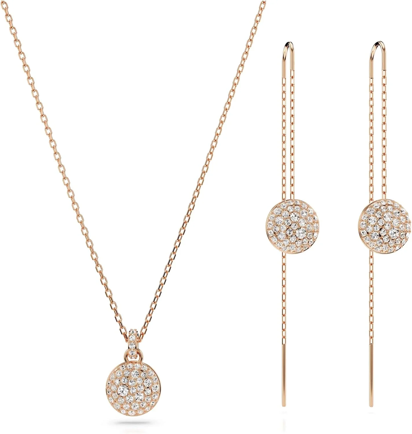 ست سواروسکی Meteora، سفید، روکش رودیوم