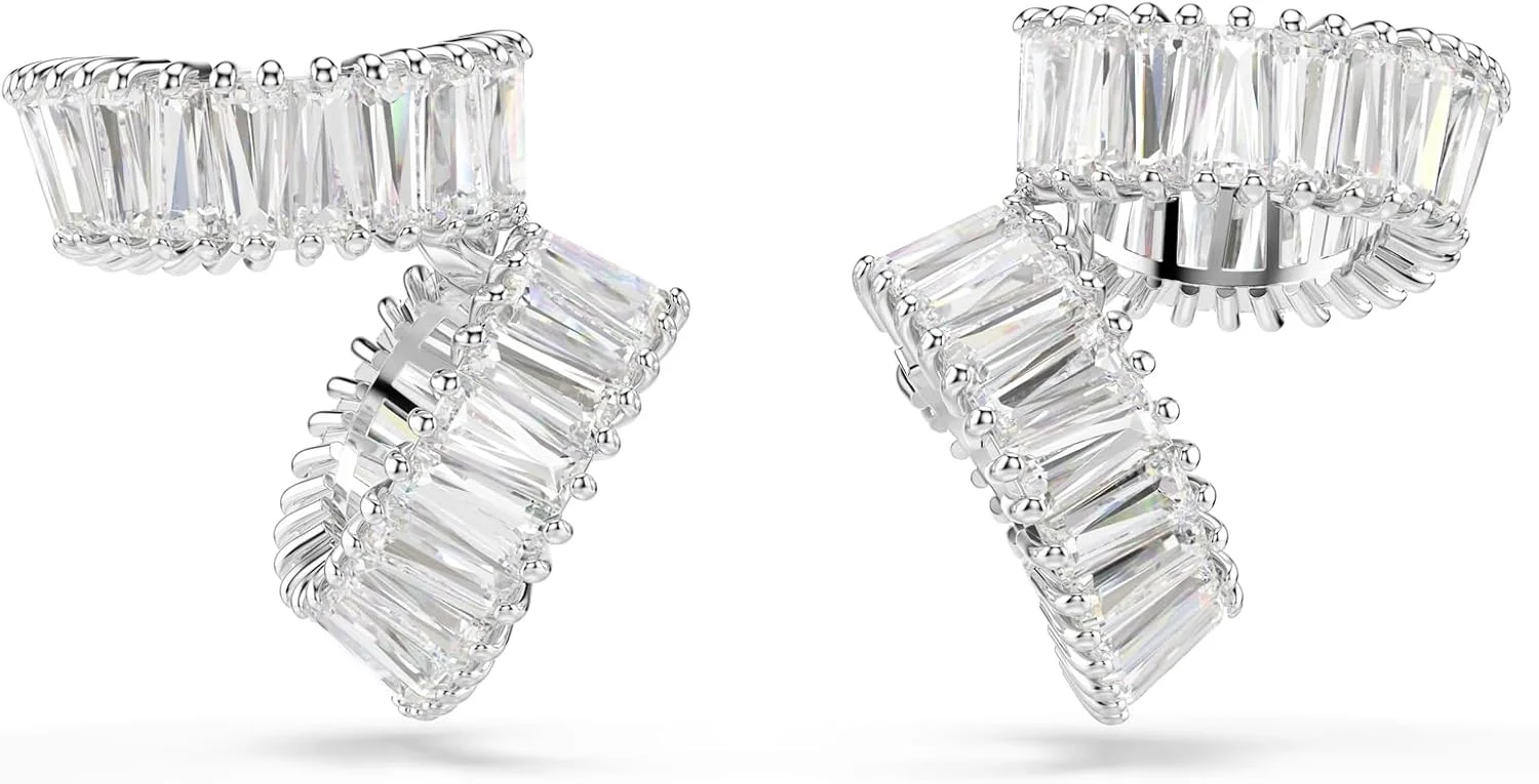 مجموعه آریانا گرانده، کریستال شفاف و مروارید، روکش رودیوم، بخشی از مجموعه جواهرات آریانا گرانده، گردنبند، گوشواره و دستبند مجموعه آریانا گرانده، کریستال شفاف و مروارید، روکش رودیوم، بخشی از مجموعه جواهرات آریانا گرانده، گردنبند، گوشواره و دستبند