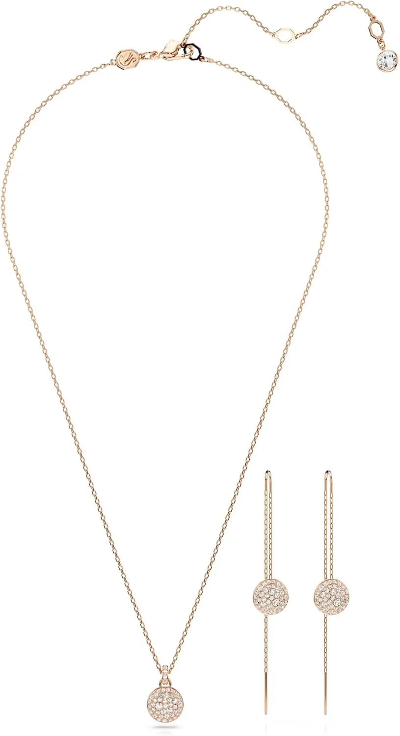 ست سواروسکی Meteora، سفید، روکش رودیوم ست سواروسکی Meteora، سفید، روکش رودیوم