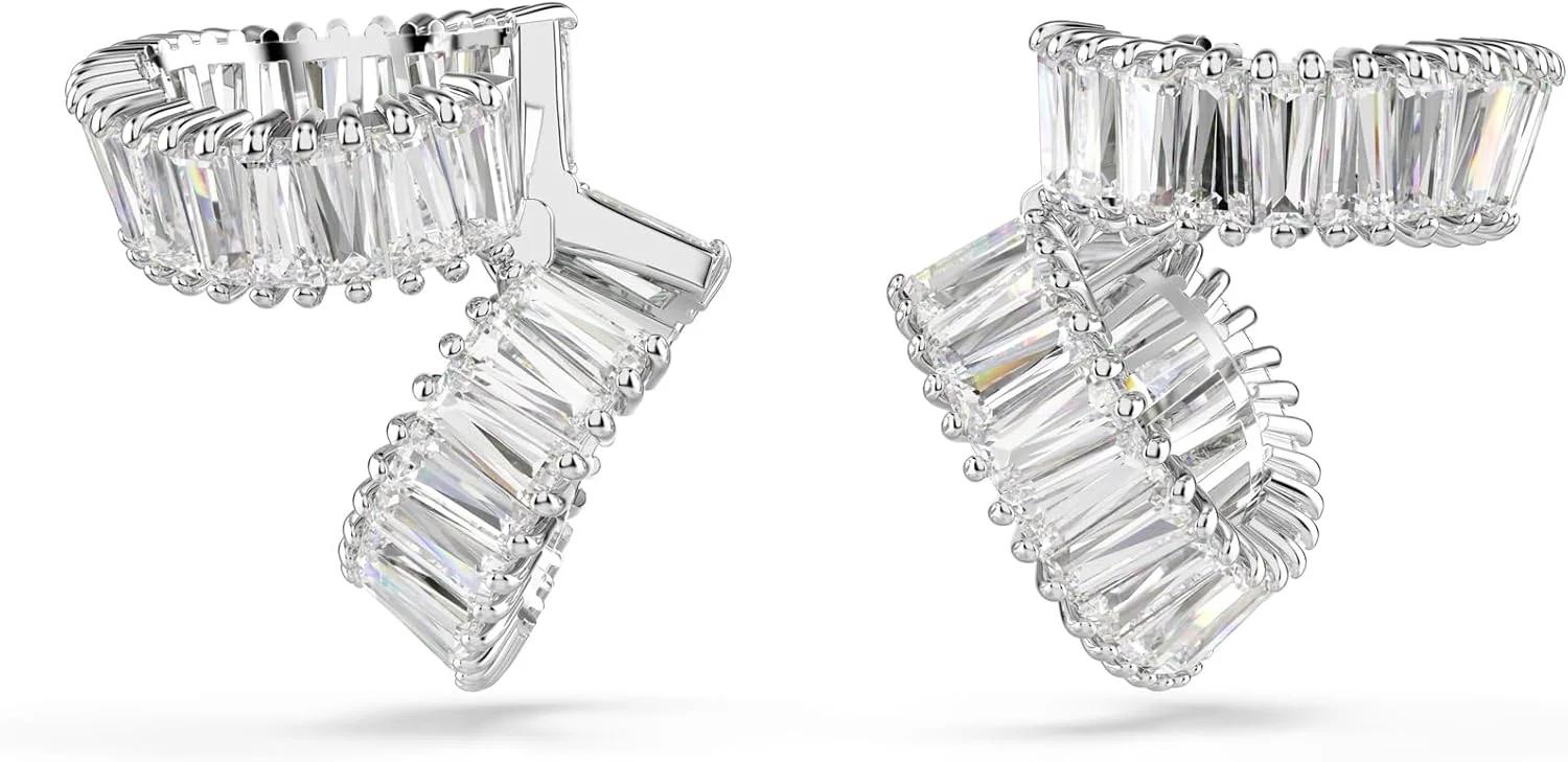 مجموعه آریانا گرانده، کریستال شفاف و مروارید، روکش رودیوم، بخشی از مجموعه جواهرات آریانا گرانده، گردنبند، گوشواره و دستبند مجموعه آریانا گرانده، کریستال شفاف و مروارید، روکش رودیوم، بخشی از مجموعه جواهرات آریانا گرانده، گردنبند، گوشواره و دستبند