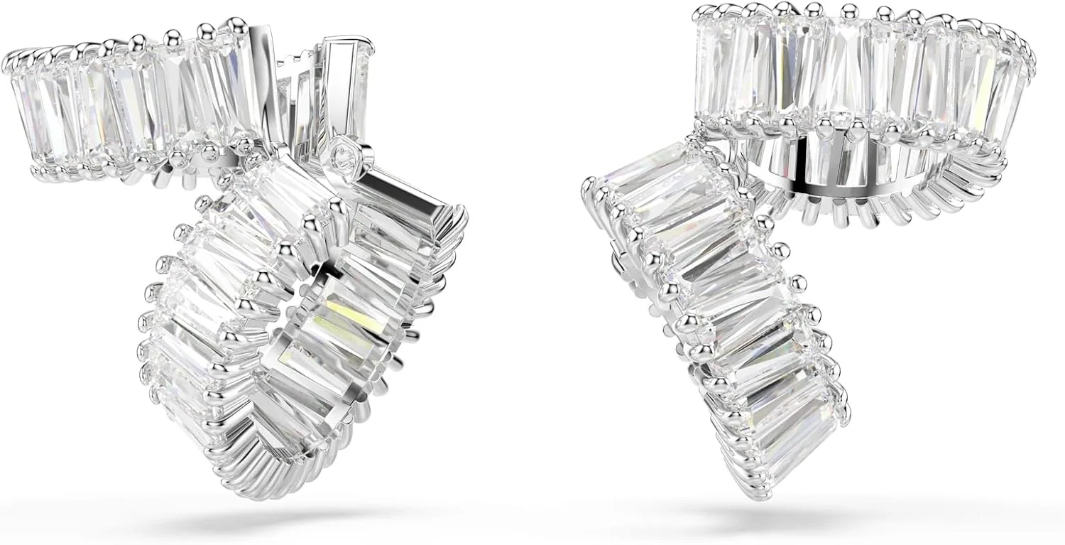 مجموعه آریانا گرانده، کریستال شفاف و مروارید، روکش رودیوم، بخشی از مجموعه جواهرات آریانا گرانده، گردنبند، گوشواره و دستبند مجموعه آریانا گرانده، کریستال شفاف و مروارید، روکش رودیوم، بخشی از مجموعه جواهرات آریانا گرانده، گردنبند، گوشواره و دستبند