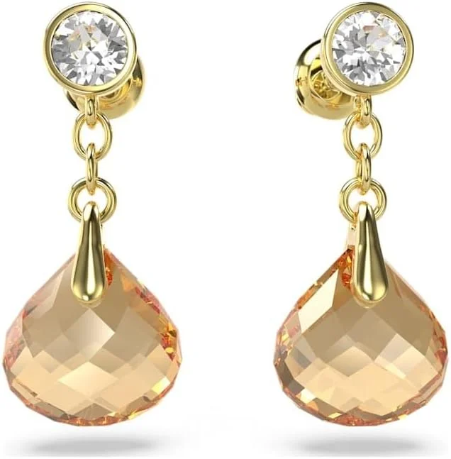 گوشواره آویز زنانه سواروسکی مدل Tessa - رنگ طلایی - روکش طلایی - 5677549