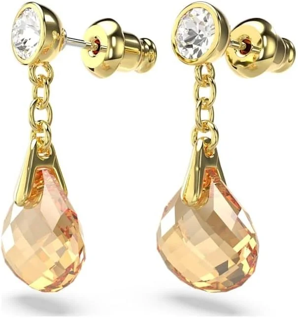 گوشواره آویز زنانه سواروسکی مدل Tessa - رنگ طلایی - روکش طلایی - 5677549 گوشواره آویز زنانه سواروسکی مدل Tessa - رنگ طلایی - روکش طلایی - 5677549