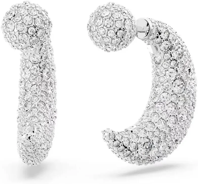 گوشواره آویز سواروسکی لونا، ماه، سفید، روکش رودیوم گوشواره آویز سواروسکی لونا، ماه، سفید، روکش رودیوم