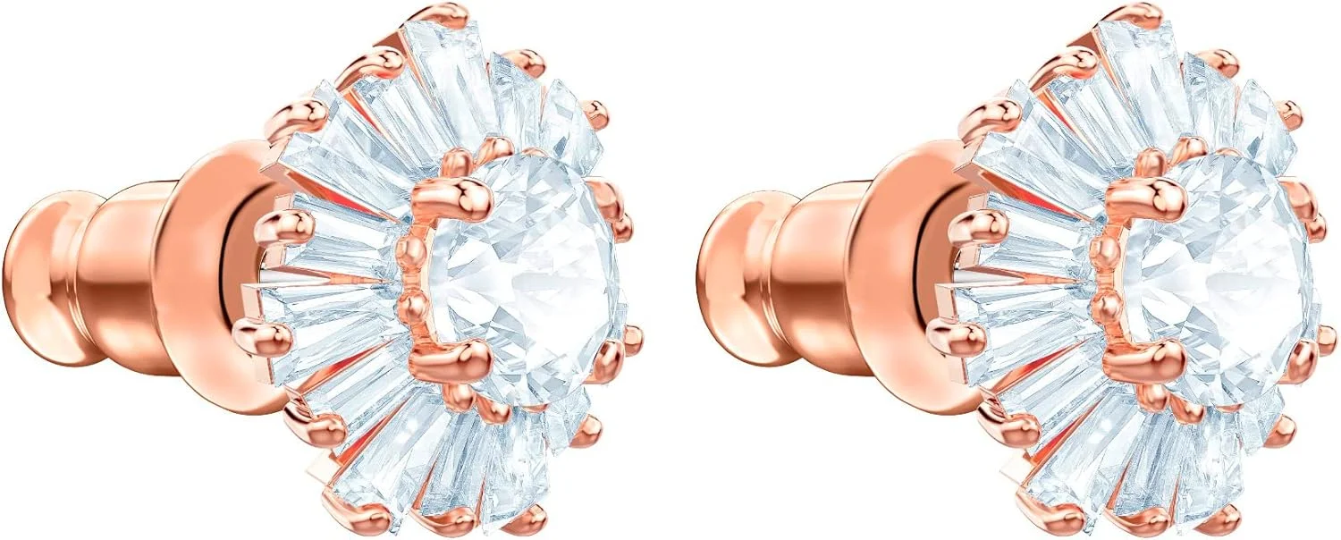 گوشواره زنانه سان شاین سواروسکی، یک جفت گوشواره سوراخ دار با کریستال های سواروسکی، روکش طلایی رزگلد، از مجموعه سان شاین سواروسکی گوشواره زنانه سان شاین سواروسکی، یک جفت گوشواره سوراخ دار با کریستال های سواروسکی، روکش طلایی رزگلد، از مجموعه سان شاین سواروسکی