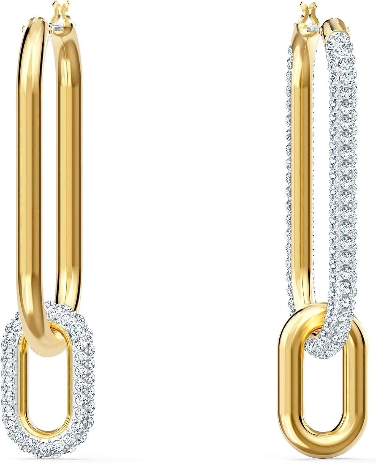 گردنبند نگین سواروسکی، کریستال های سفید درخشان سواروسکی با زنجیر روکش طلای رزگلد، از مجموعه نگین سواروسکی گردنبند نگین سواروسکی، کریستال های سفید درخشان سواروسکی با زنجیر روکش طلای رزگلد، از مجموعه نگین سواروسکی