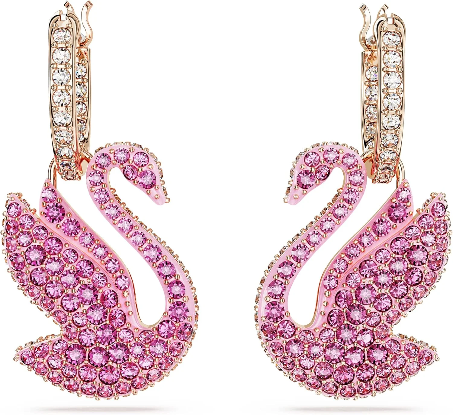 ست گردنبند و گوشواره کریستال قو ایکونیک سواروسکی ست گردنبند و گوشواره کریستال قو ایکونیک سواروسکی