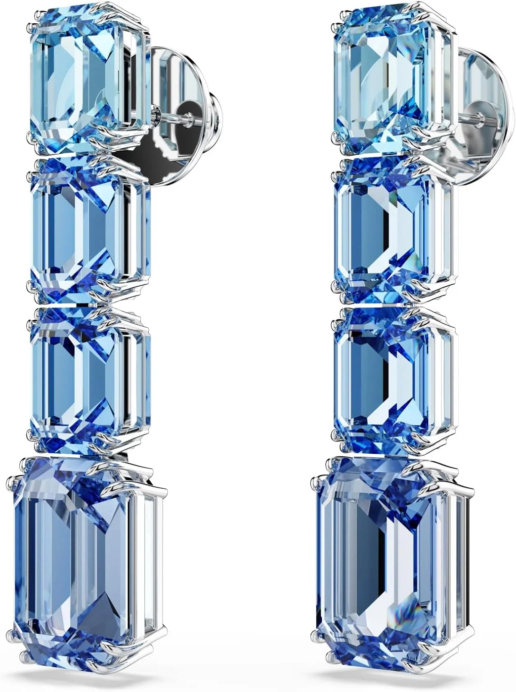 گوشواره آویز سواروسکی مدل Millenia، برش هشت ضلعی، گرادیان رنگ، آبی، روکش رودیوم گوشواره آویز سواروسکی مدل Millenia، برش هشت ضلعی، گرادیان رنگ، آبی، روکش رودیوم