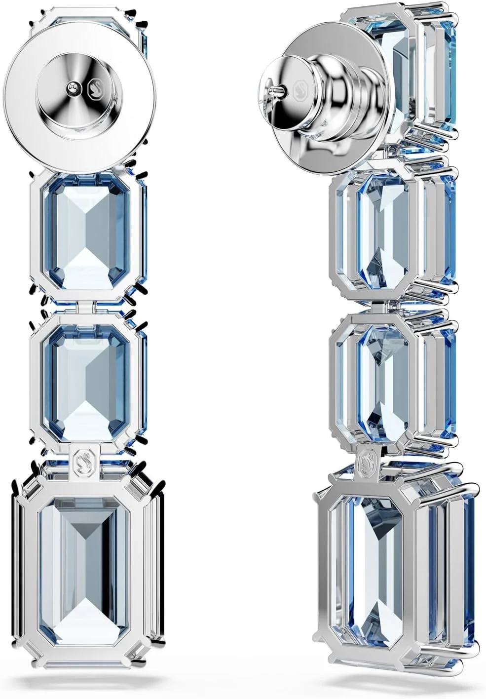 گوشواره آویز سواروسکی مدل Millenia، برش هشت ضلعی، گرادیان رنگ، آبی، روکش رودیوم گوشواره آویز سواروسکی مدل Millenia، برش هشت ضلعی، گرادیان رنگ، آبی، روکش رودیوم