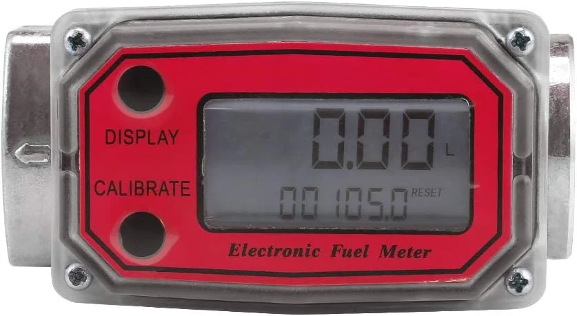 فلومتر دیجیتال LCD HANWERU، فلومتر توربینی برای اندازه گیری گازوئیل، نفت سفید و بنزین، مدل A
