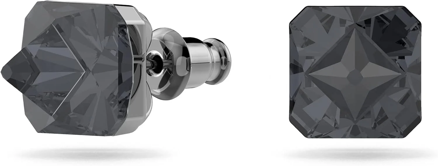 گوشواره های میخی سواروسکی - یک جفت گوشواره سه بعدی خاکستری، روکش رودیوم و روکش روتنیوم، از مجموعه Ortyx، سایز واحد گوشواره های میخی سواروسکی - یک جفت گوشواره سه بعدی خاکستری، روکش رودیوم و روکش روتنیوم، از مجموعه Ortyx، سایز واحد