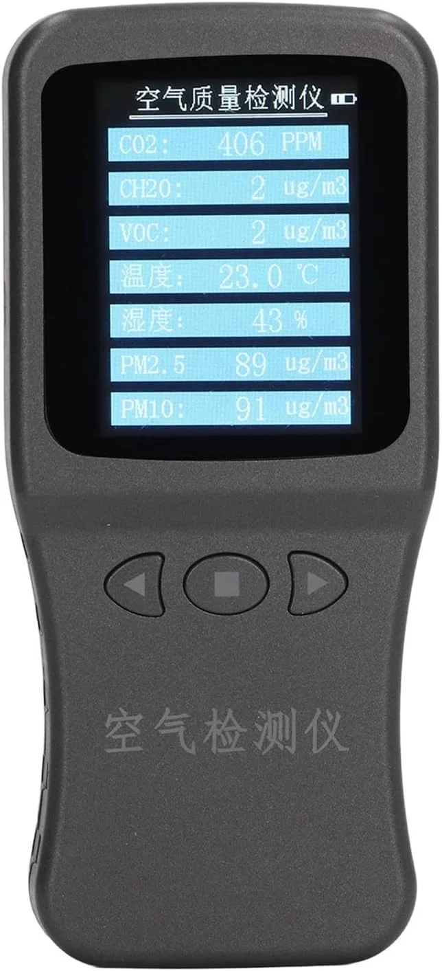 دستگاه شمارنده ذرات HANWEJF با صفحه نمایش رنگی 2.8 اینچی، سنجشگر کیفیت هوا، قابل حمل، آماده به کار طولانی مدت، حسگر با حساسیت بالا برای ایستگاه سوخت گیری، دستگاه نمایش زنده کیفیت هوا دستگاه شمارنده ذرات HANWEJF با صفحه نمایش رنگی 2.8 اینچی، سنجشگر کیفیت هوا، قابل حمل، آماده به کار طولانی مدت، حسگر با حساسیت بالا برای ایستگاه سوخت گیری، دستگاه نمایش زنده کیفیت هوا