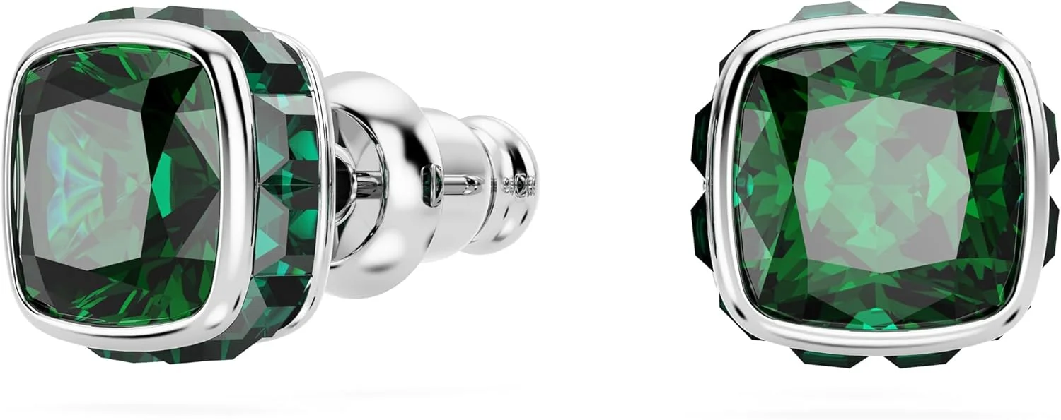 گوشواره های میخی سواروسکی با سنگ ماه تولد، برش مربعی، ژانویه، قرمز، روکش رودیوم گوشواره های میخی سواروسکی با سنگ ماه تولد، برش مربعی، ژانویه، قرمز، روکش رودیوم