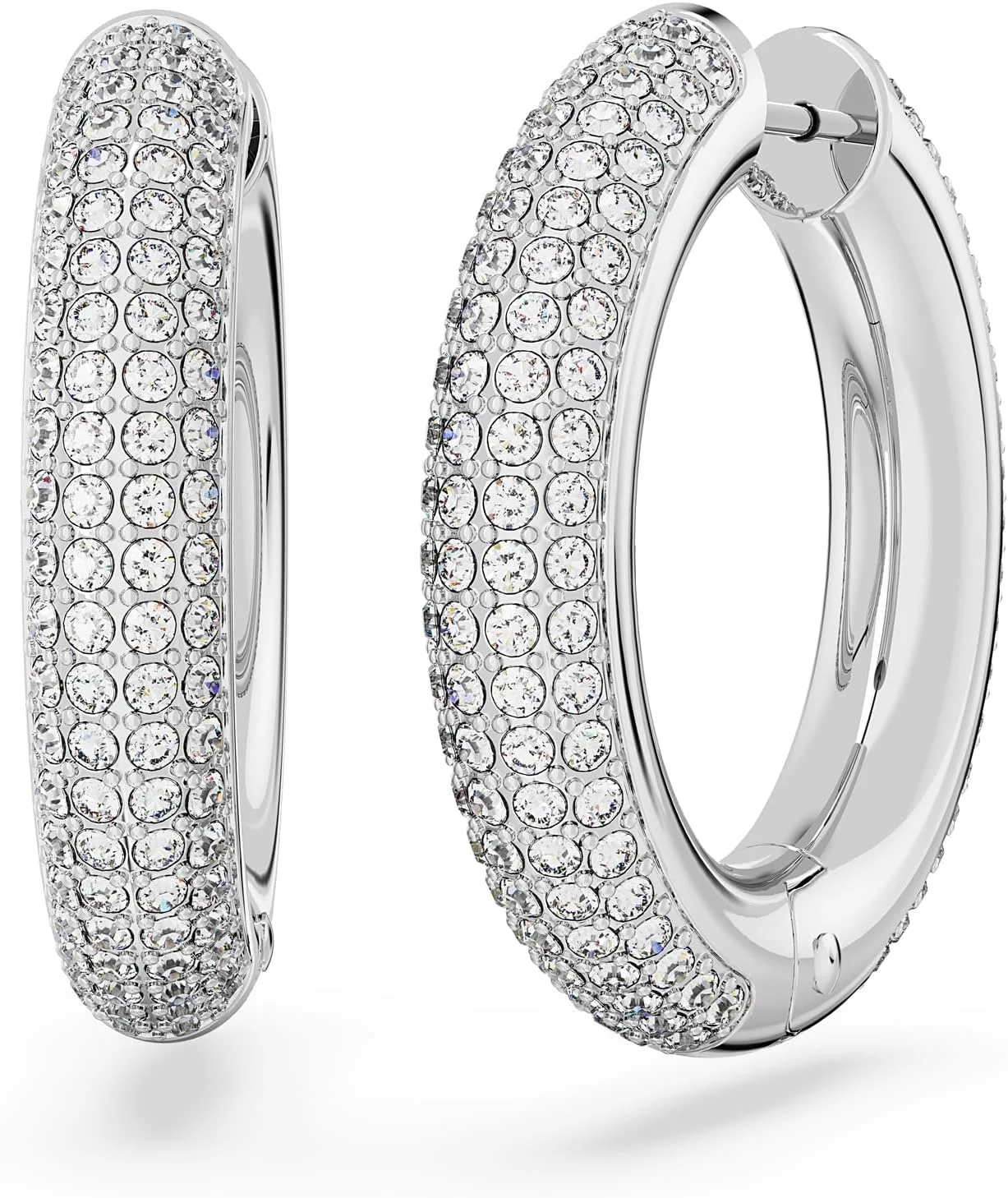 گوشواره های حلقه ای سواروسکی مدل Dextera گوشواره های حلقه ای سواروسکی مدل Dextera