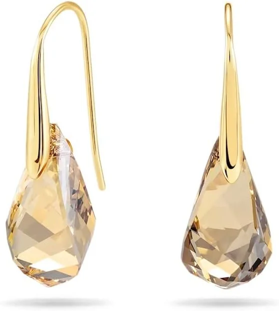 گوشواره آویز سواروسکی مدل Energic، قهوه ای، با روکش طلایی گوشواره آویز سواروسکی مدل Energic، قهوه ای، با روکش طلایی