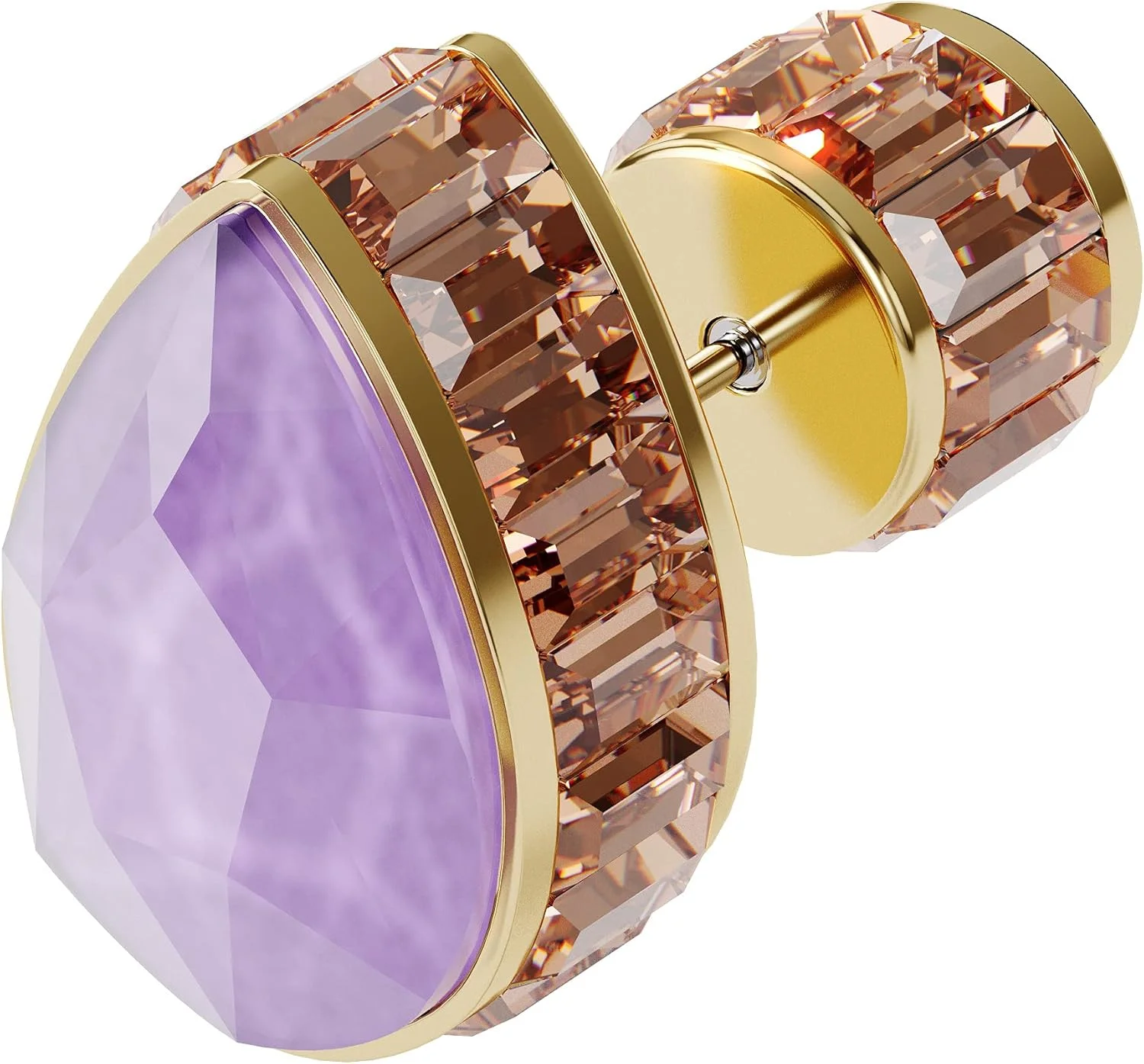 گوشواره تک سوراخه آویزدار SWAROVSKI مدل Orbita