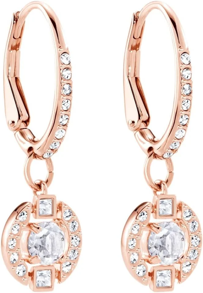 گوشواره زنانه سواروسکی مدل Sparkling Dance روکش طلای رزگلد 5627350 فلز متوسط گوشواره زنانه سواروسکی مدل Sparkling Dance روکش طلای رزگلد 5627350 فلز متوسط