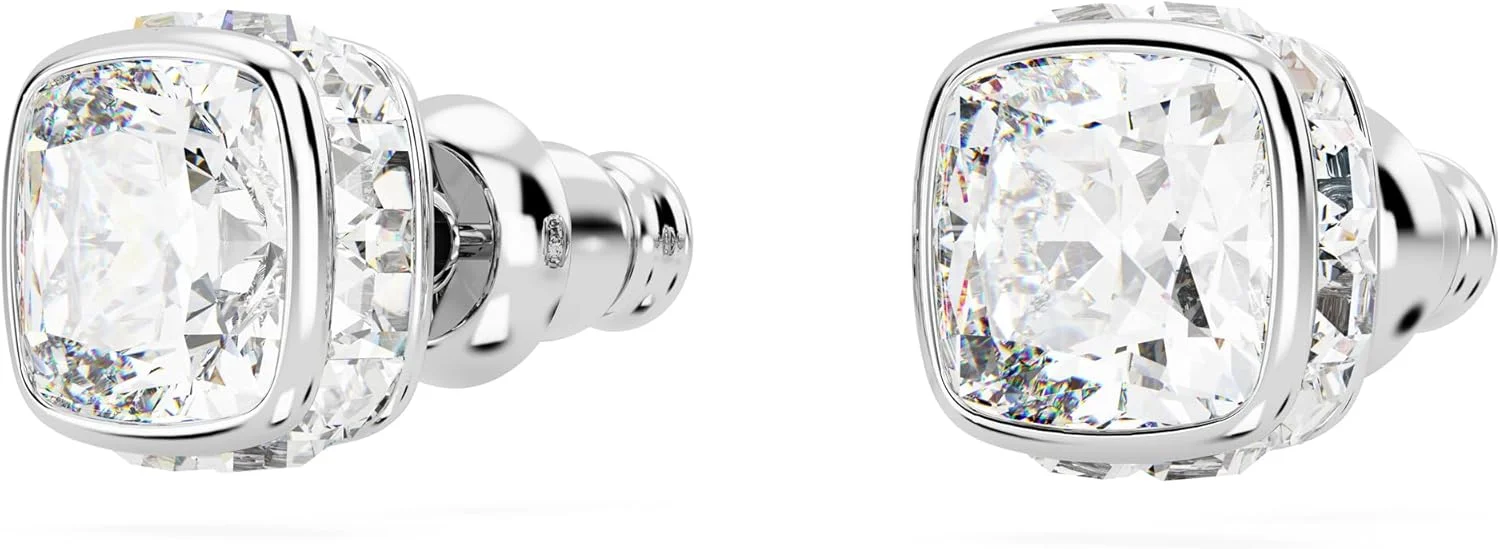 گوشواره های میخی سواروسکی با سنگ ماه تولد، برش مربعی، آوریل، سفید، روکش رودیوم، تک سایز، کریستال، بدون سنگ قیمتی گوشواره های میخی سواروسکی با سنگ ماه تولد، برش مربعی، آوریل، سفید، روکش رودیوم، تک سایز، کریستال، بدون سنگ قیمتی