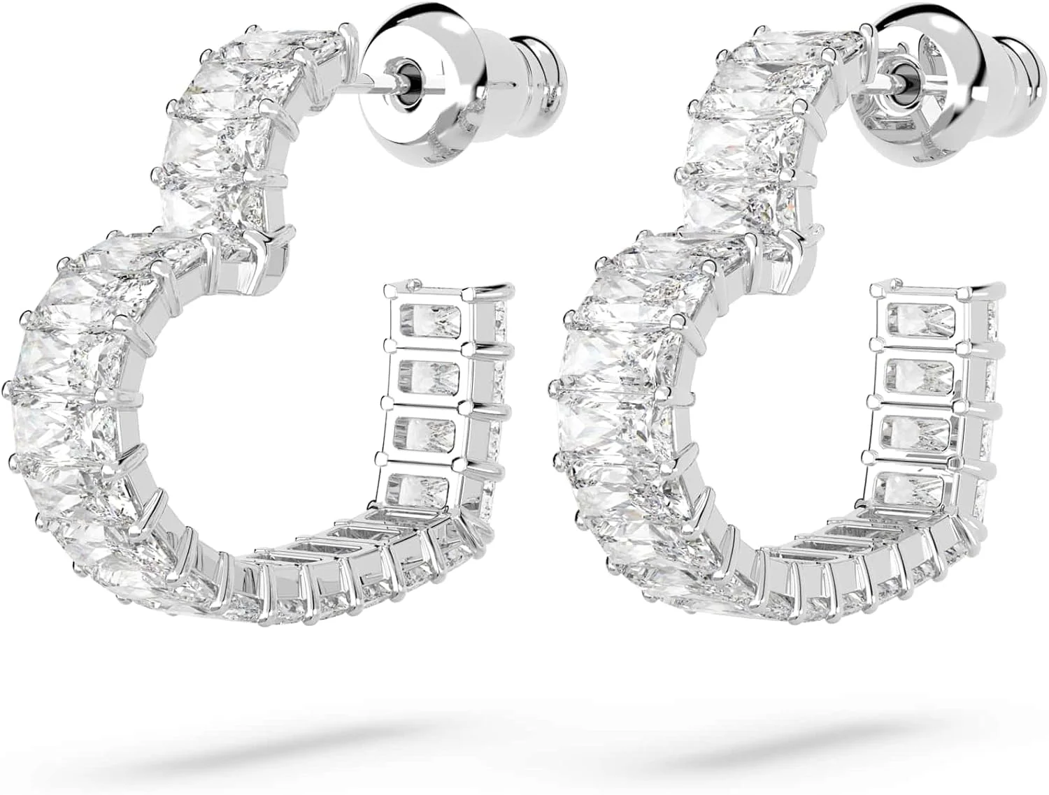 گوشواره های کوچک قلبی شکل کالکشن سواروسکی ماتریکس گوشواره های کوچک قلبی شکل کالکشن سواروسکی ماتریکس