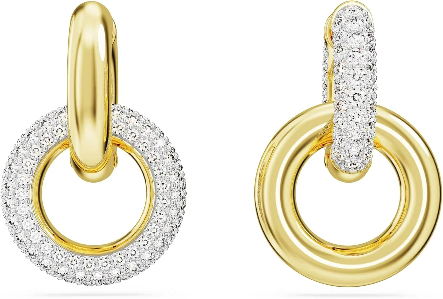 آویز سواروسکی Dextera، برش های مختلف، سفید، روکش آلیاژ طلا آویز سواروسکی Dextera، برش های مختلف، سفید، روکش آلیاژ طلا