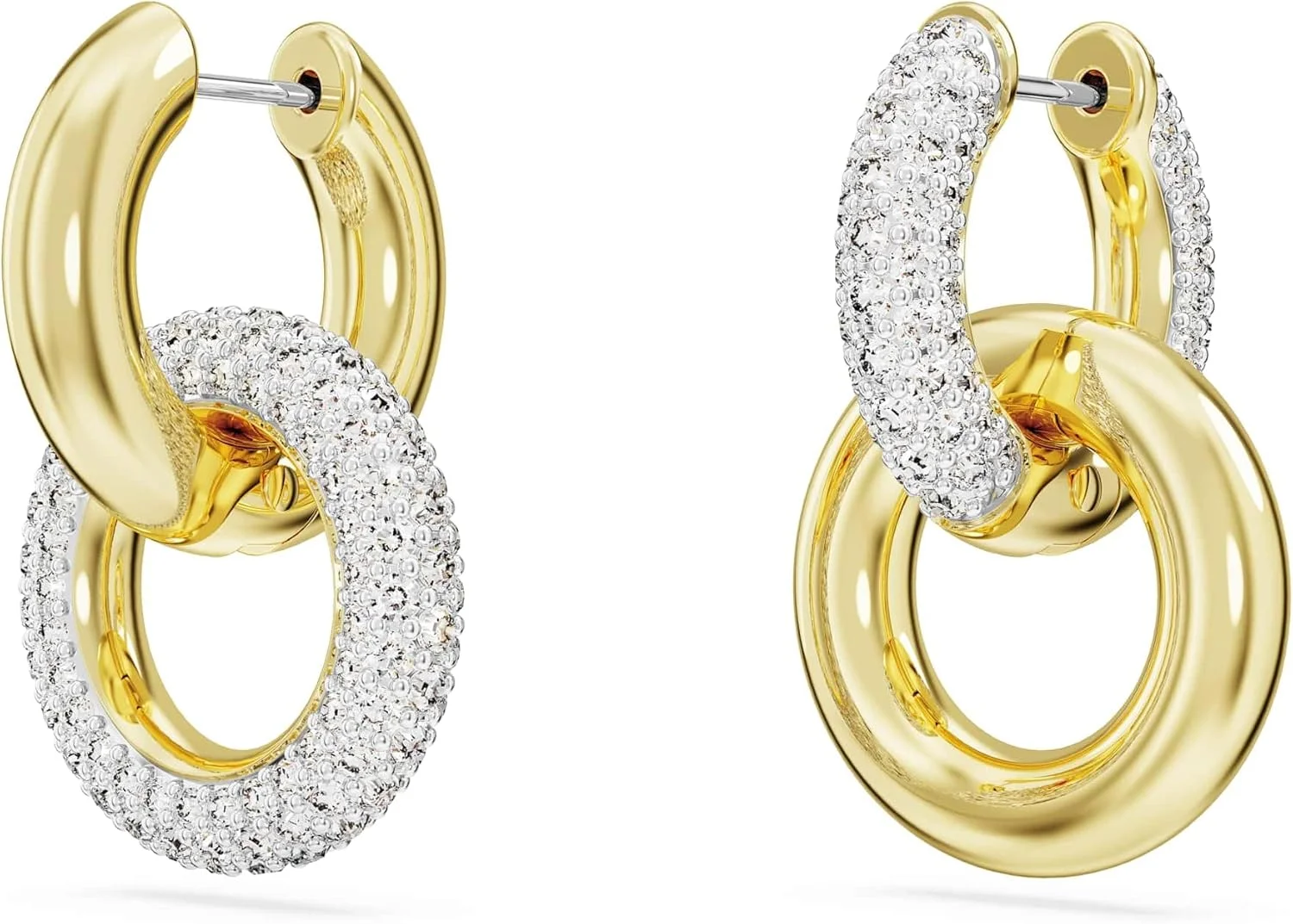 آویز سواروسکی Dextera، برش های مختلف، سفید، روکش آلیاژ طلا آویز سواروسکی Dextera، برش های مختلف، سفید، روکش آلیاژ طلا