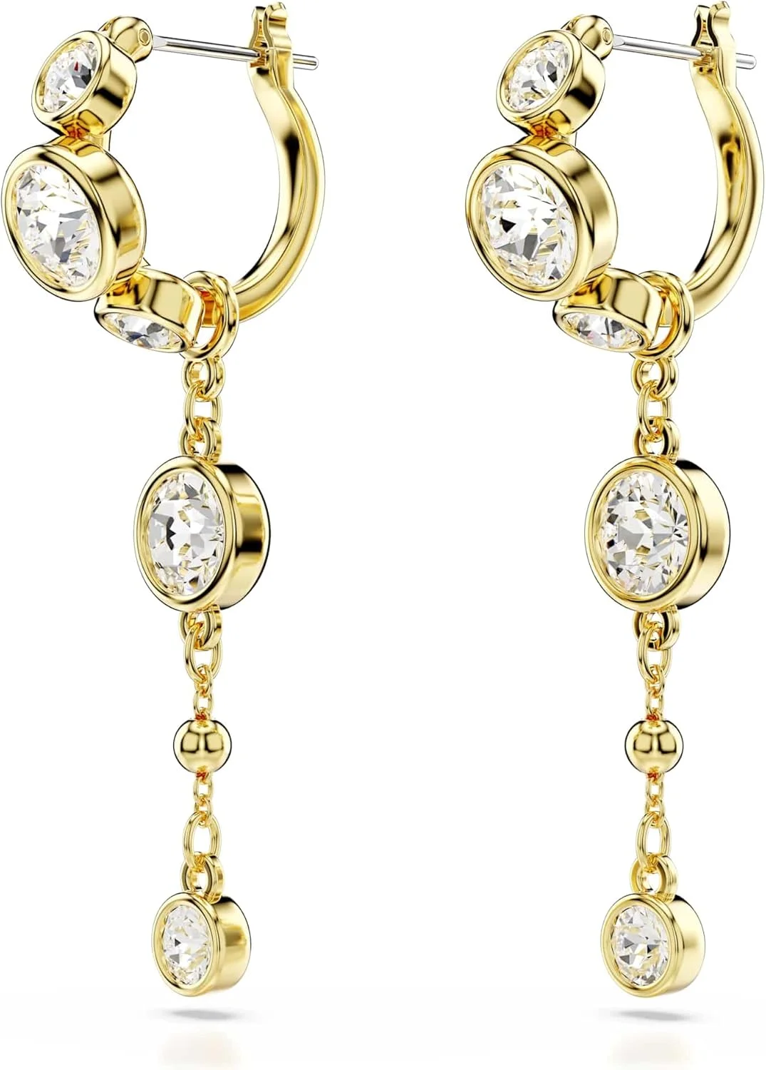 گوشواره آویز زنانه سواروسکی مدل Imber، برش گرد، سفید، روکش فلزات ترکیبی گوشواره آویز زنانه سواروسکی مدل Imber، برش گرد، سفید، روکش فلزات ترکیبی