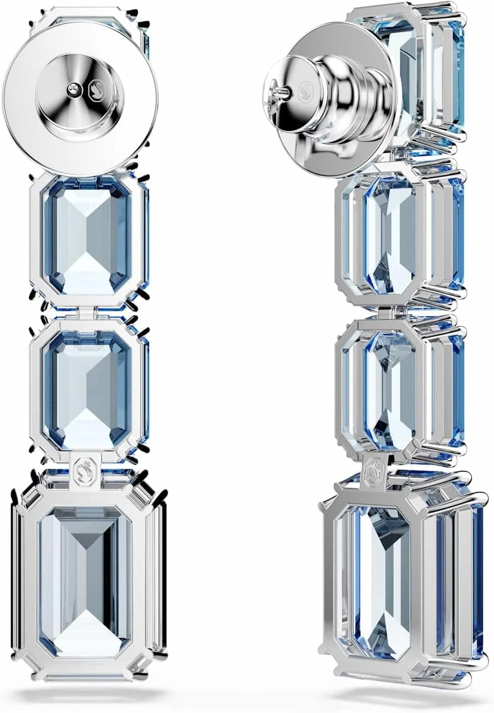 گوشواره آویز سواروسکی Millenia، برش هشت ضلعی، گرادیان رنگ، آبی، روکش رودیوم گوشواره آویز سواروسکی Millenia، برش هشت ضلعی، گرادیان رنگ، آبی، روکش رودیوم