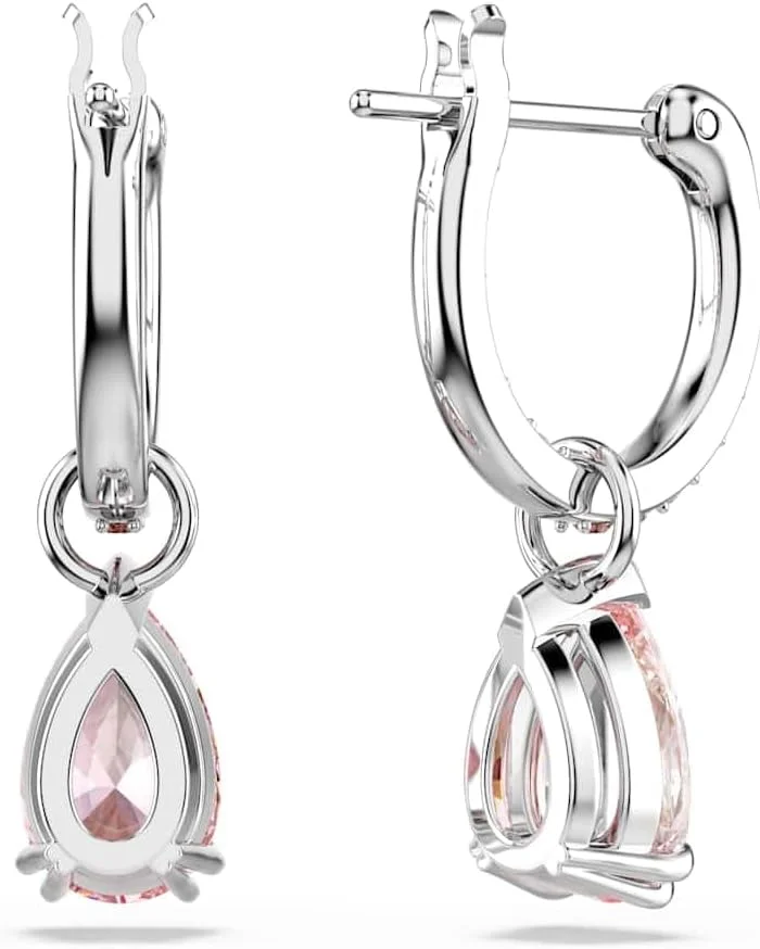 گوشواره آویز سواروسکی Attract، برش گلابی، صورتی، روکش رودیوم گوشواره آویز سواروسکی Attract، برش گلابی، صورتی، روکش رودیوم