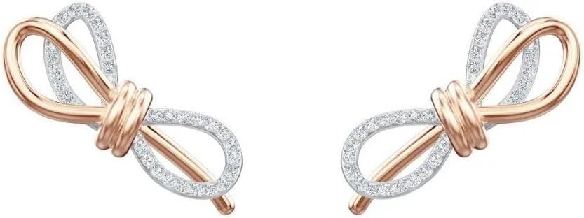 گوشواره های میخی زنانه سواروسکی با روکش طلای 5447089