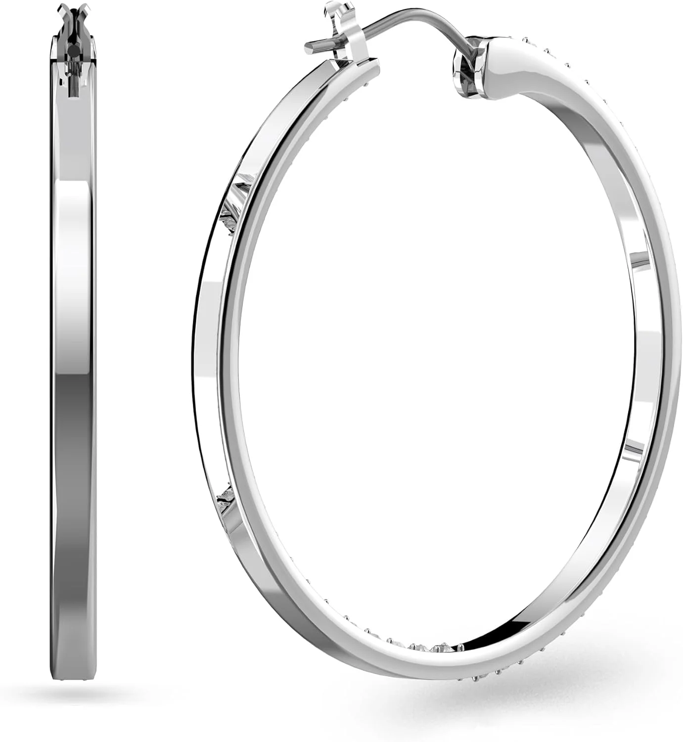 گوشواره حلقه ای مجموعه Sommerset سواروسکی گوشواره حلقه ای مجموعه Sommerset سواروسکی