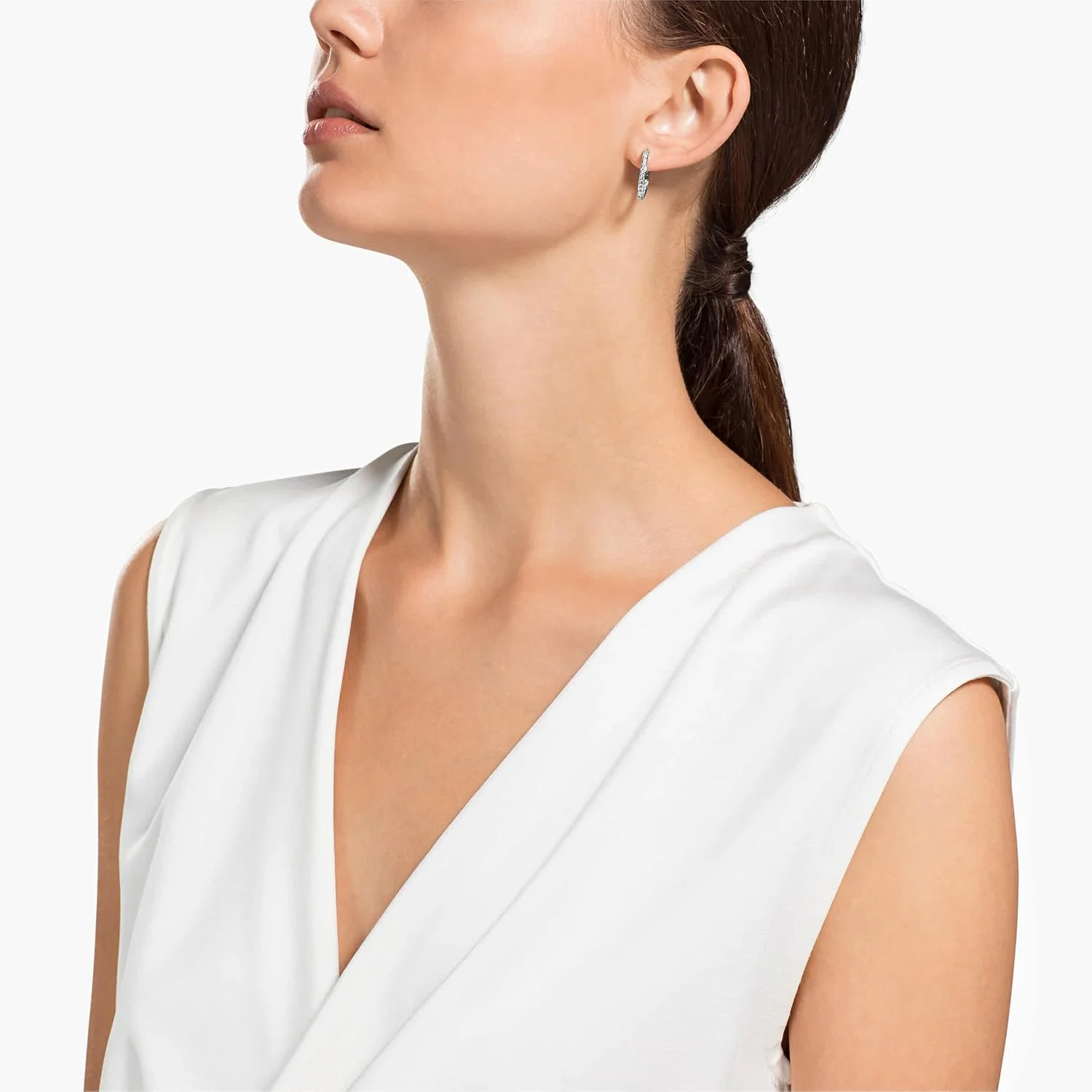 گوشواره حلقه ای مجموعه Sommerset سواروسکی گوشواره حلقه ای مجموعه Sommerset سواروسکی