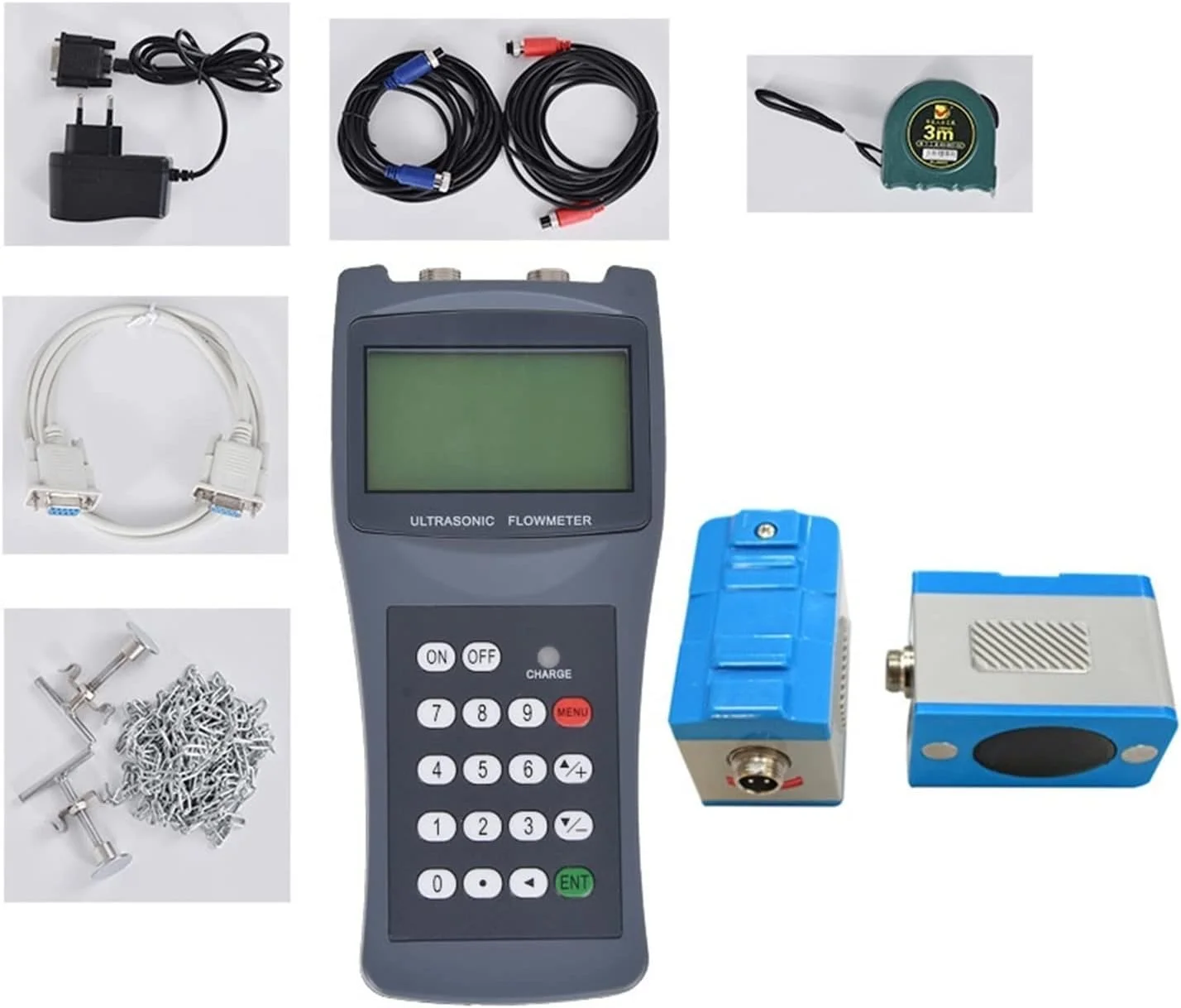 فلومتر التراسونیک GZDrdkf، فلومتر التراسونیک دستی قابل حمل TDS-100H با سنسور گیره ای M2 DN50-700mm 0~160℃ برای اندازه گیری جریان آب (شامل دستگاه اصلی و سنسور Tl-1) فلومتر التراسونیک GZDrdkf، فلومتر التراسونیک دستی قابل حمل TDS-100H با سنسور گیره ای M2 DN50-700mm 0~160℃ برای اندازه گیری جریان آب (شامل دستگاه اصلی و سنسور Tl-1)