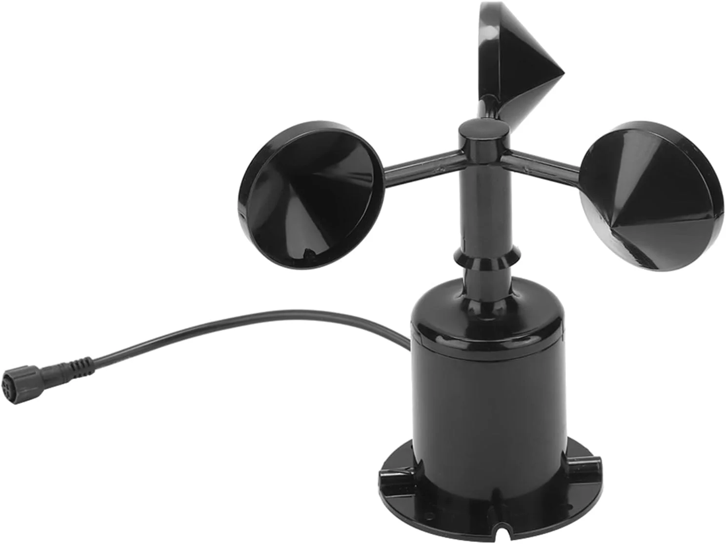 بادسنج عمومی سه فنجانه سنسور سرعت باد 0-70 متر بر ثانیه نوع پالس برای گلخانه ها، ایستگاه های هواشناسی و پایش محیط زیست