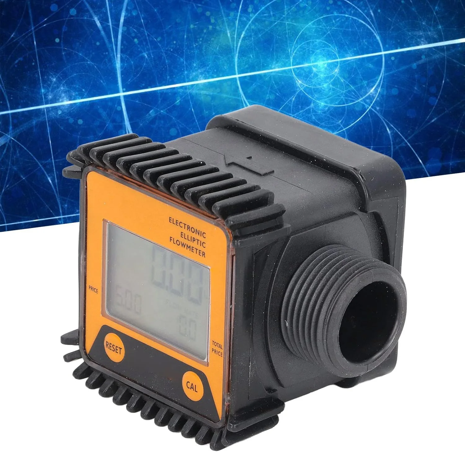 فلومتر سوخت Gearwell، کنترلر جریان دیجیتال برای مواد شیمیایی، فلومتر سوخت 1 اینچی K28 برای آب و اندازه گیری (نارنجی)