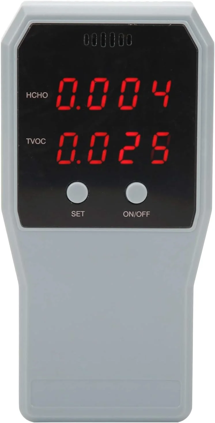 دستگاه تشخیص فرمالدئید DC2.5-3.2V AMSJ، تستر HCHO، مانیتور کیفیت هوا برای خانه و دفتر