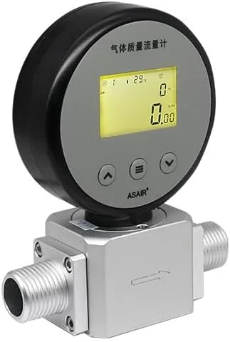 فلومتر، دبی سنج گاز حرارتی AMS2106 دبی سنج اکسیژن هوای فشرده جایگزین MF5706 می شود (Air O2 N2 0.02-2L)