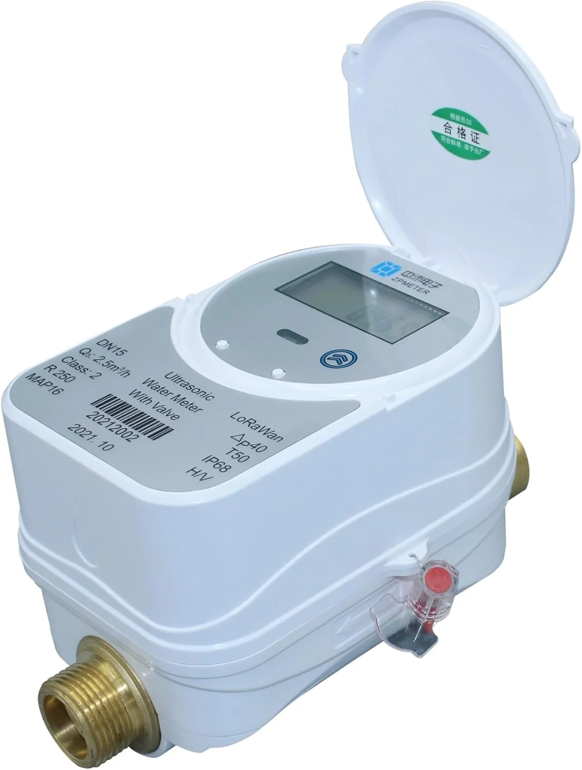 فلومتر، دبی سنج آب التراسونیک هوشمند با کنترل برنامه Tuya Zigbee (کلاس B DN20)