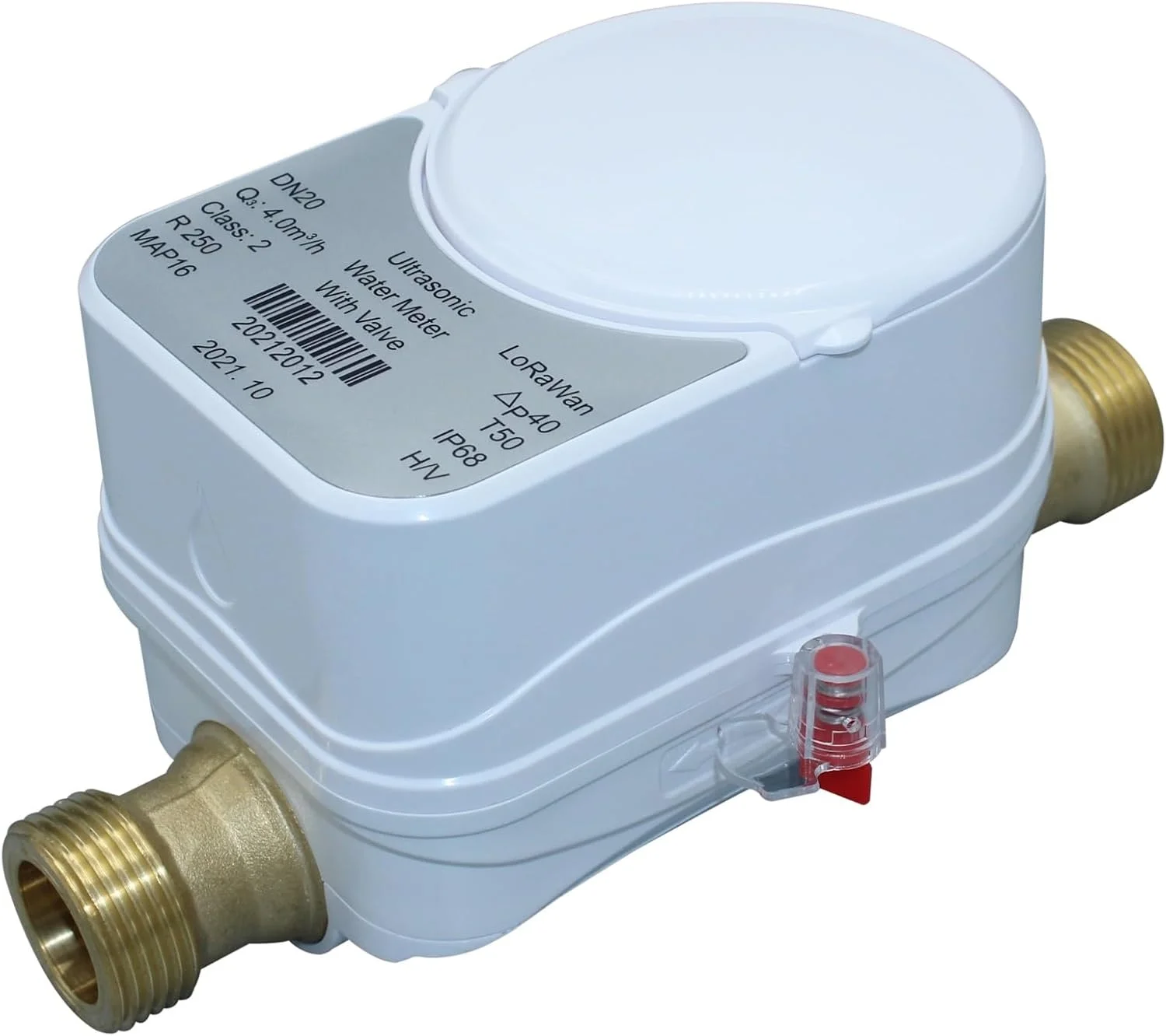 فلومتر، دبی سنج آب التراسونیک هوشمند با کنترل برنامه Tuya Zigbee (کلاس B DN20)