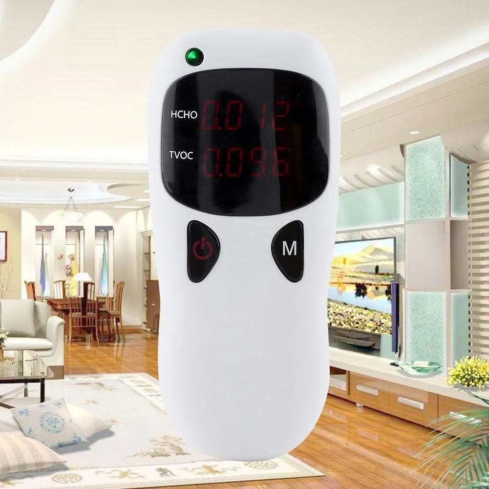 دتکتور فرمالدئید کارناوال روز ولنتاین DTFZQV، آنالایزر و تستر هوای دیجیتال با کیفیت حرفه ای HCHO TVOC